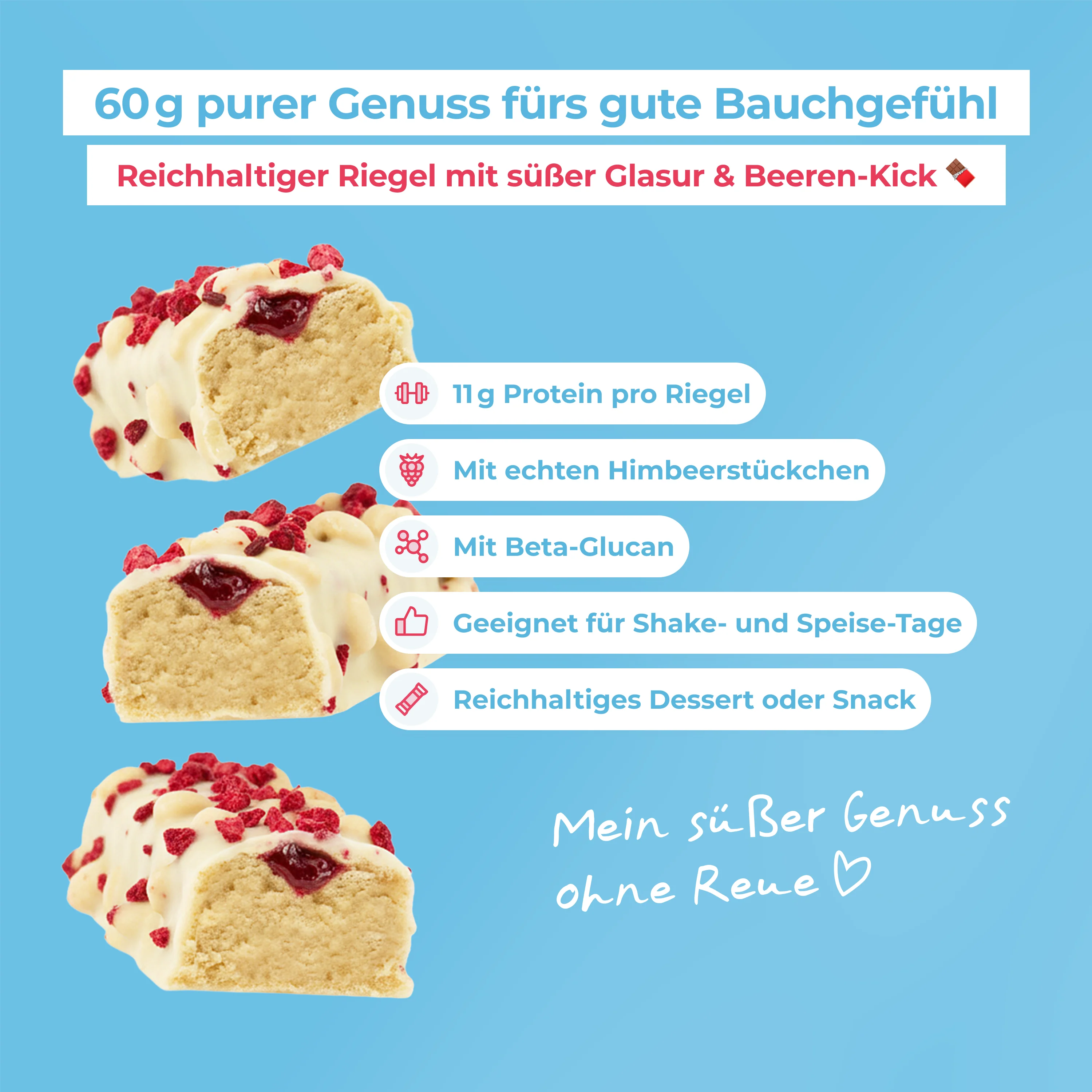 Sweet Harmony Riegel - Weißer Himbeer-Traum - Image 3