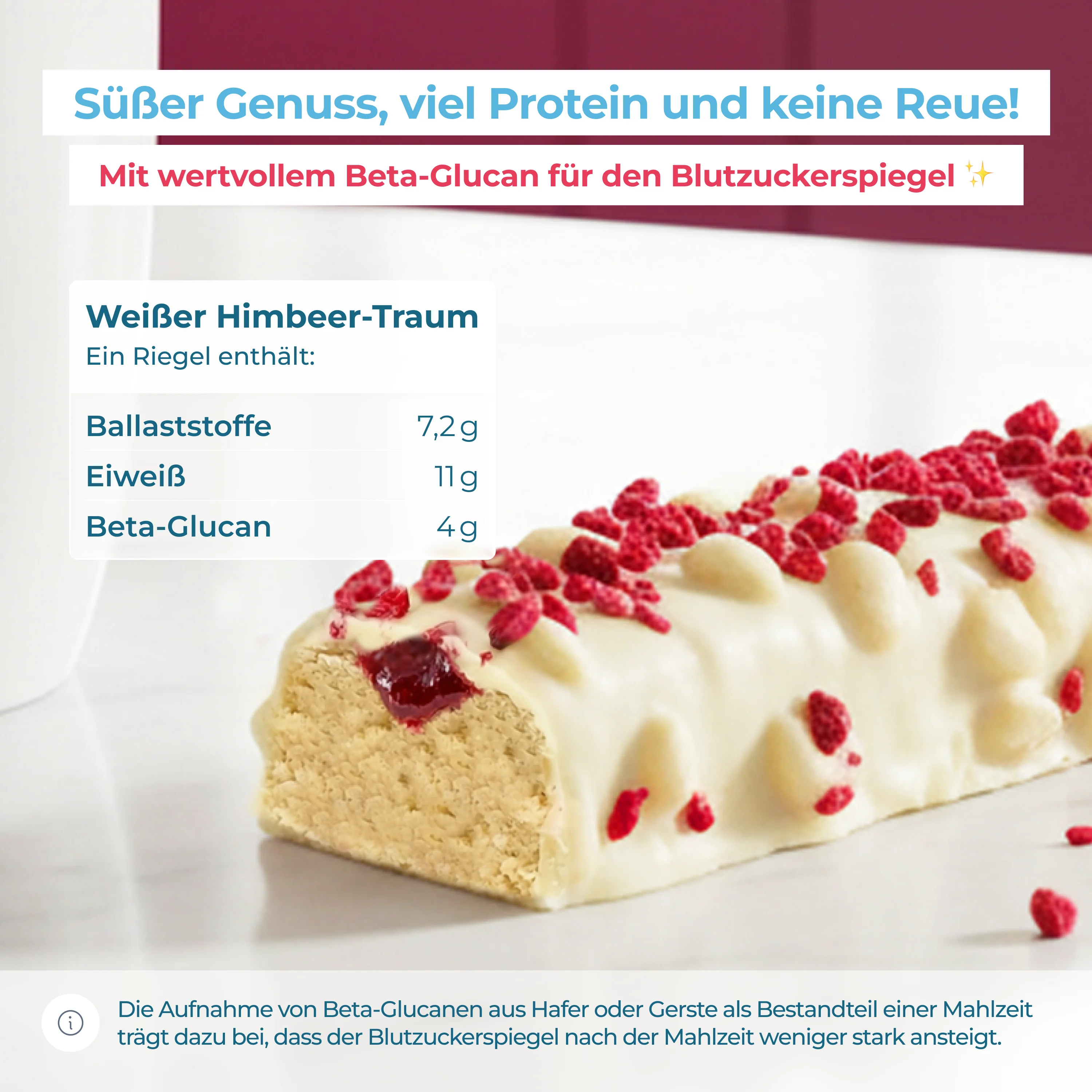 Sweet Harmony Riegel - Weißer Himbeer-Traum - Image 6